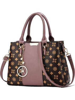 Women’s Z-purple Tote Purses Top Handle Satchel Shoulder Crossbody Tote Handbags